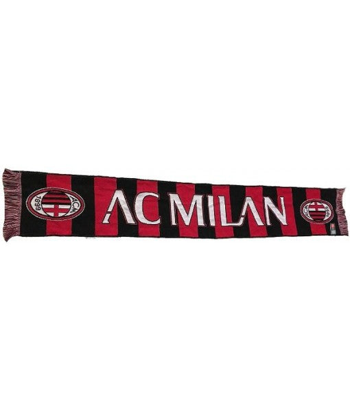 SCIARPA MILAN UFFICIALE JACQUARD R/N STRISCE VERTICALI